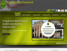 Tablet Screenshot of pa-payakumbuh.go.id